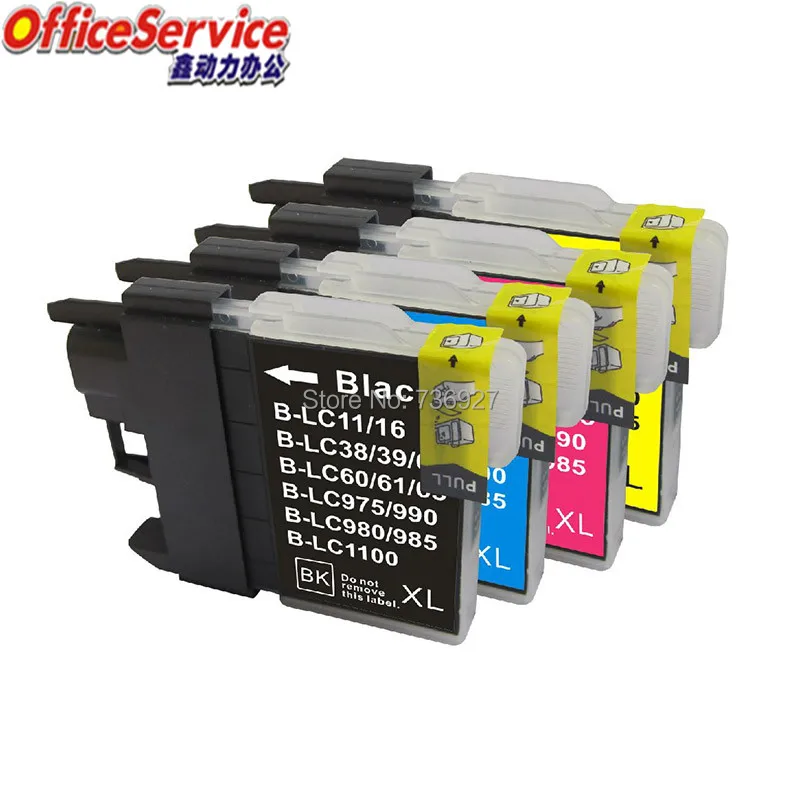 Cartucho de tinta Compatible con impresora Brother DCP J140W, LC11, LC16,  LC38, LC39, LC60, LC61, LC65, LC67, LC975, LC980, LC985, LC990,  LC1100|Cartuchos de tinta| - AliExpress
