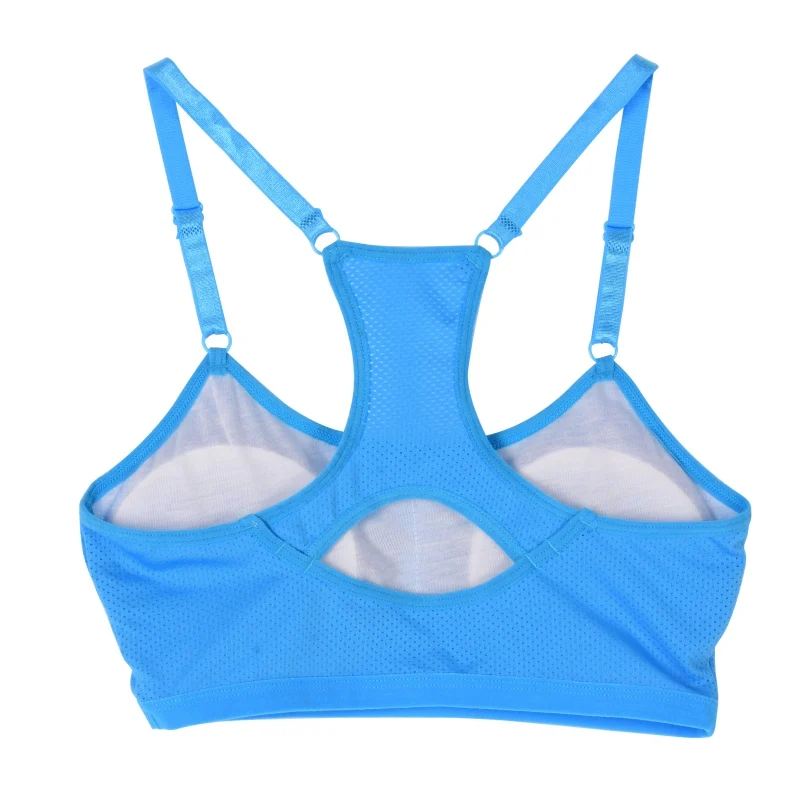 

New Women Seamless Racerback Bra Padded Stretch Workout Top Tank Solid Color