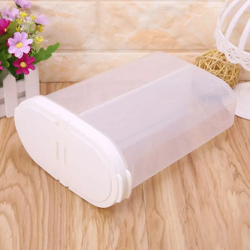 2.6L Plastic Kitchen Food Cereal Grain Bean Rice Snack Storage Container Box Case Dispenser