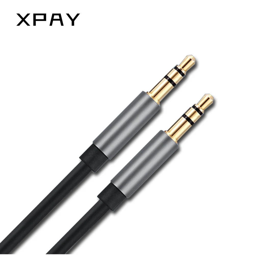 

1m Jack Audio Cable 3.5 mm to 3.5mm Aux Cable Male to Male Kabel Gold Plug Car Aux Cord for iphone 6 7 8 S Samsung for speaker