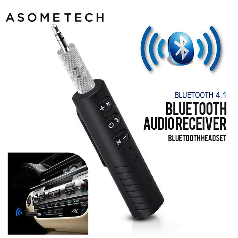 Mini Audio Receiver Bluetooth Receiver 3.5mm Jack Music Adapter Car AUX US Fast 