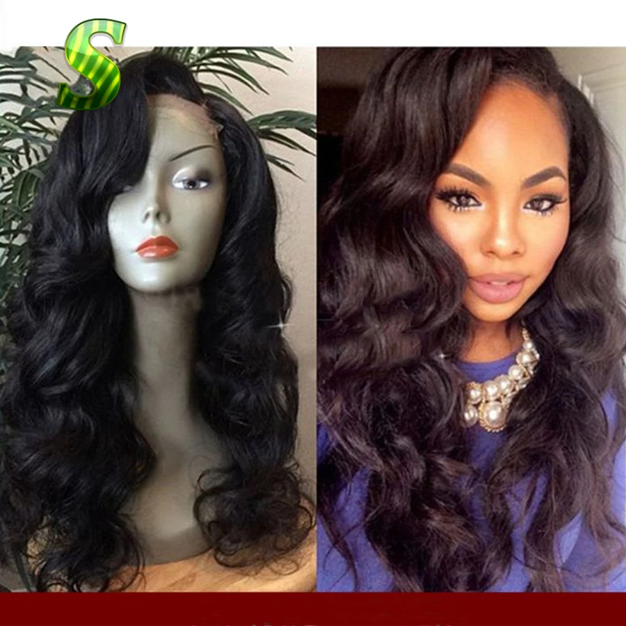 

Natural Hair Full Lace Wigs With Baby Hairs Brazilian Body Wave Lace Front Wig Virgin Hair Glueless Lace Front Human Hair Wigs