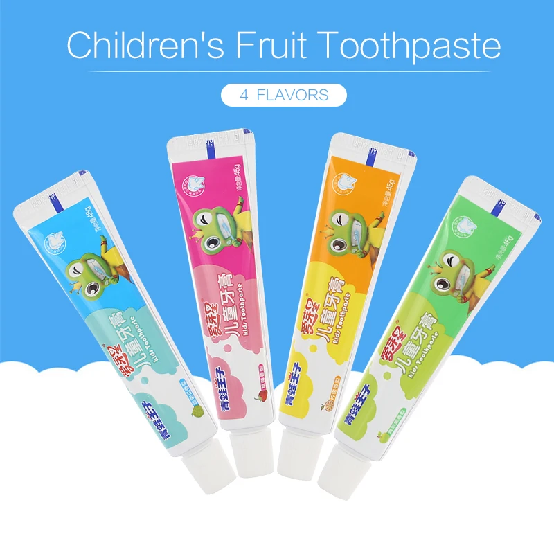 Милая зубная паста для младенцев 3 вкуса здоровое отбеливание детская зубная паста для зубной пасты Прямая