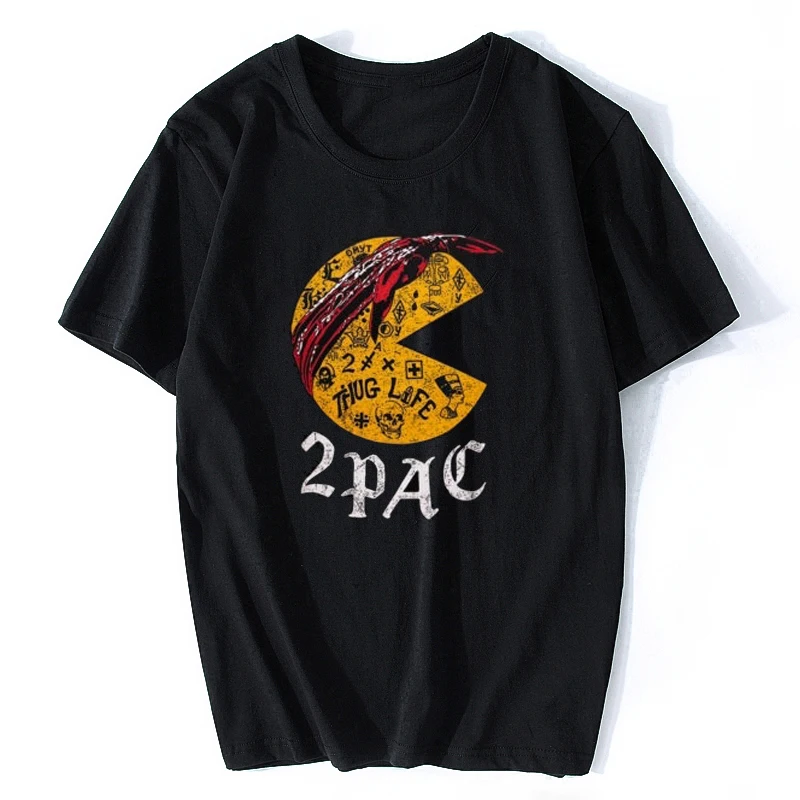 2pac Tupac Shakur R.I.P Повседневная Уличная одежда Мужская модная хип хоп рэп крутая футболка хлопковая футболка с коротким рукавом Винтажная Футболка|Футболки| | АлиЭкспресс