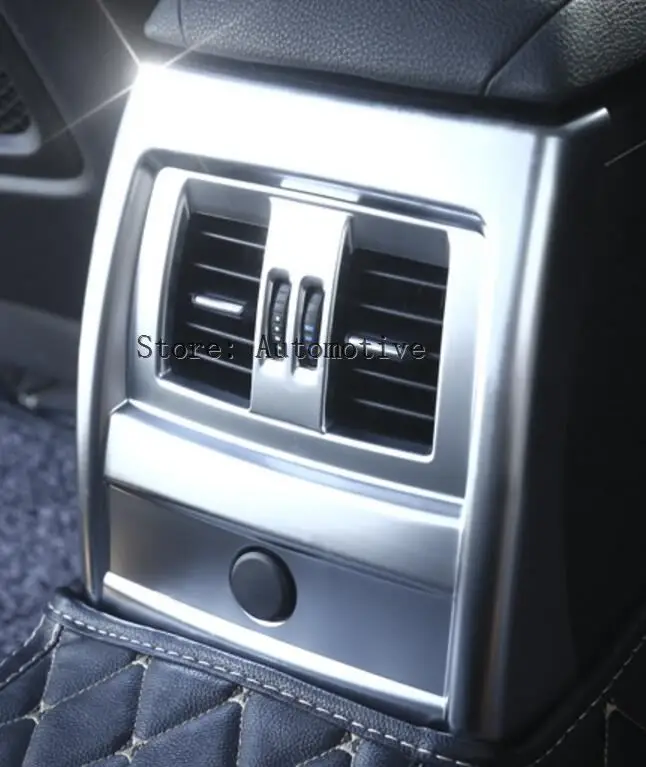 

2016-2017 For BMW 3 Series F30 GT F34 320 Car-Styling ABS Matt Chrome Rear Armrest Box Air Conditioning Outlet Frame Cover Trim