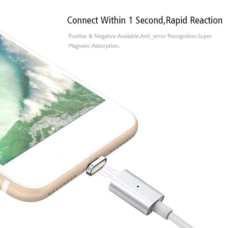 Распродажа Магнитный USB кабель для iPhone 8 7 6 Plus Micro зарядный аксессуары зарядки и