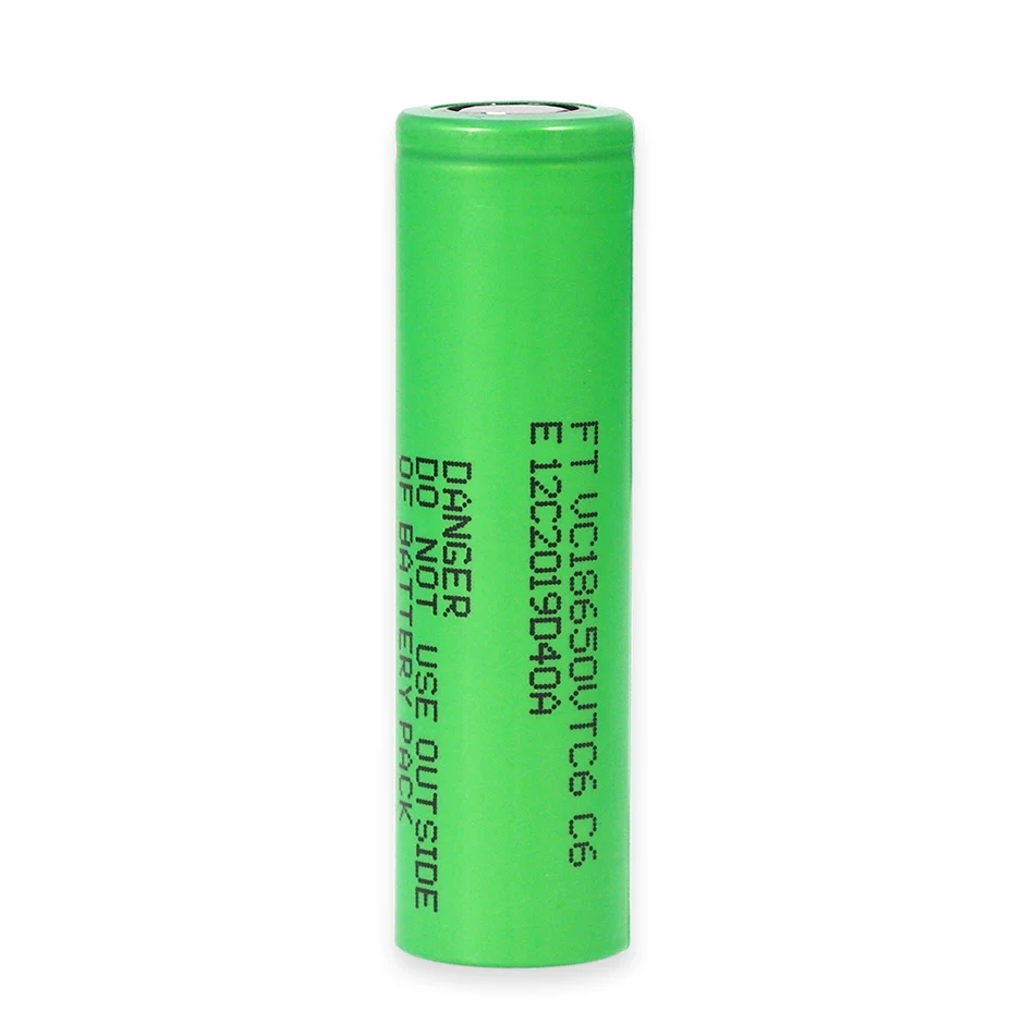 

1 pcs. Varicore VTC6 3.7 V 3000 mAh 18650 Li-Ion Battery 30A Discharge US18650VTC6 Flashlight E-cigarette Battery Tools