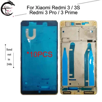 

10PCS Middle Frame For Xiaomi Redmi 3 3S S Middle Frame Housing Cover For Xiaomi Redmi 3 pro / 3 prime Frame AAA Quality