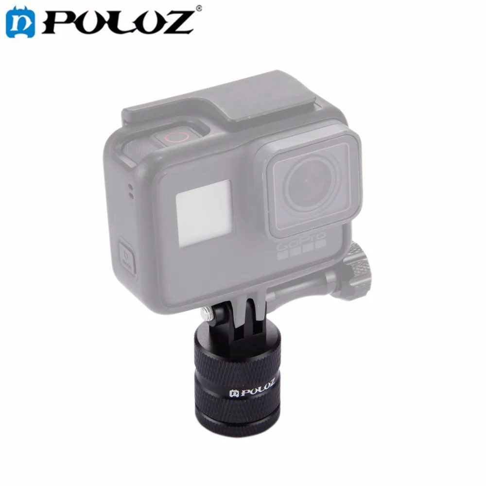 PULUZ 360 Degree Rotation Connection Holder 1/4 Inch Screw Hole Tripod