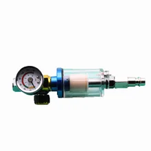 Высокое качество распылитель воздуха регулятор манометр+ встроенный фильтр для воды ловушка инструмент+ ЕС адаптер пневматические принадлежности пистолета-распылителя