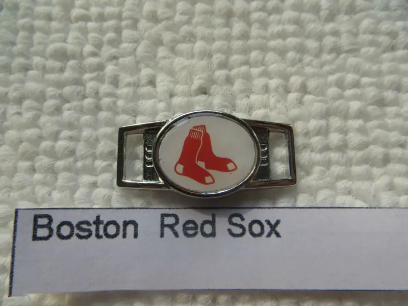 sports logos mixed order of 10 pieces NCAA team logo shoelace charms