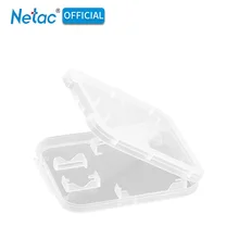 Аксессуары для tf-карты Прозрачный чехол для карты пластиковая микро коробка для SD карты