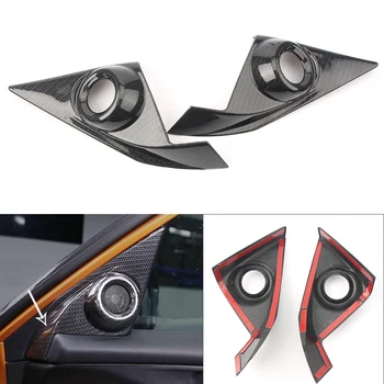 

Door Speaker Cover A-Pillar Interior Trim for Honda Civic 10th Sedan Coupe 2016 2017 /Hatchback 2017 Auto Car Carbon Fiber Style