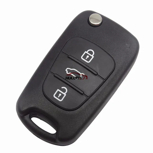 

For Hyundai I30 and IX35 3 button flip remote key blank with Toy40 Blade