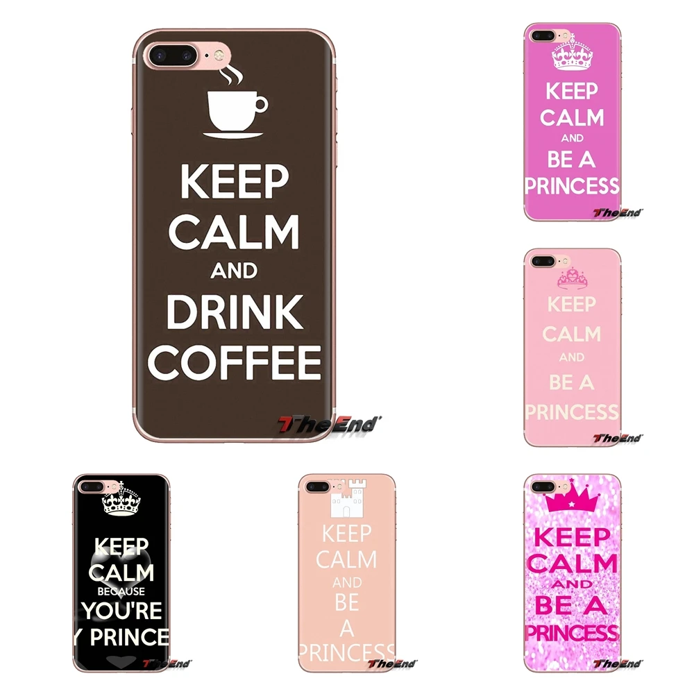 Keep Calm be a Princess TPU Transparent Shell Cover For Oneplus 3T 5T 6T Nokia 2 3 5 6 8 9 230 3310 2.1 3.1 5.1 7 Plus 2017 2018 |