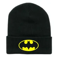 Зимняя шапка, Теплая Шапка-бини, Герой Супермен, мягкие кепки в стиле хип-хоп Теплые вязаные шапки и кепки s, мужская и женская кепка LA шапочки горрос