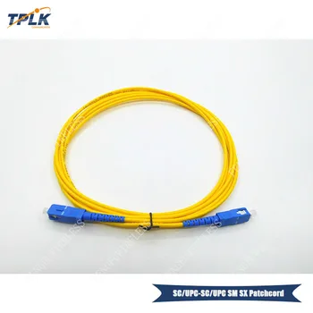 

Hottest wholesale 50pcs/lot 3.0mm Simplex Singlemode SC/UPC-SC/UPC LSZH 2m ( SC/UPC 2meter) Patchcord