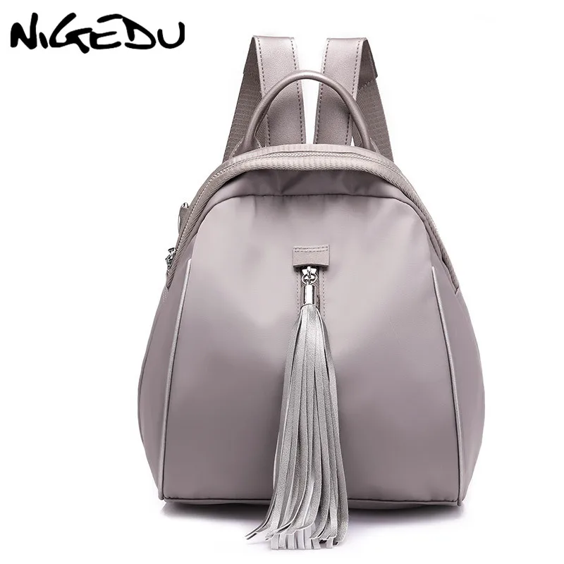 Fashion tassel backpacks for women knapsack shouder bags for girls