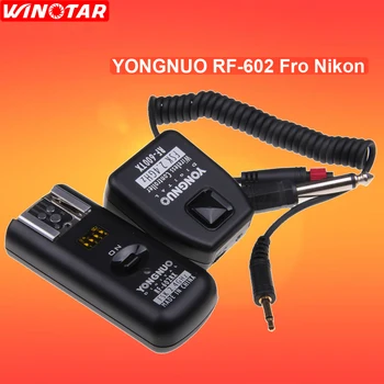 

Yongnuo RF-602 RF602 N 2.4GHz Wireless Remote Flash Trigger For Nikon D810A D810 D800E D800 D700 D600 D500 D3200 D3300 D5 D4 D3