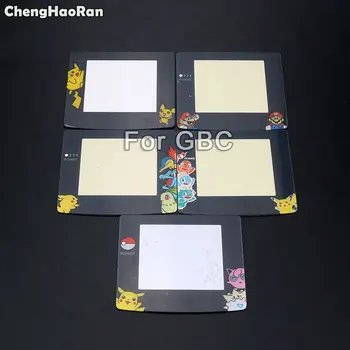 

ChengHaoRan 10pcs Plastic Lens for GBC Screen Lens for Nintendo Gameboy Color Lens Protector W/ Adhensive Replacement