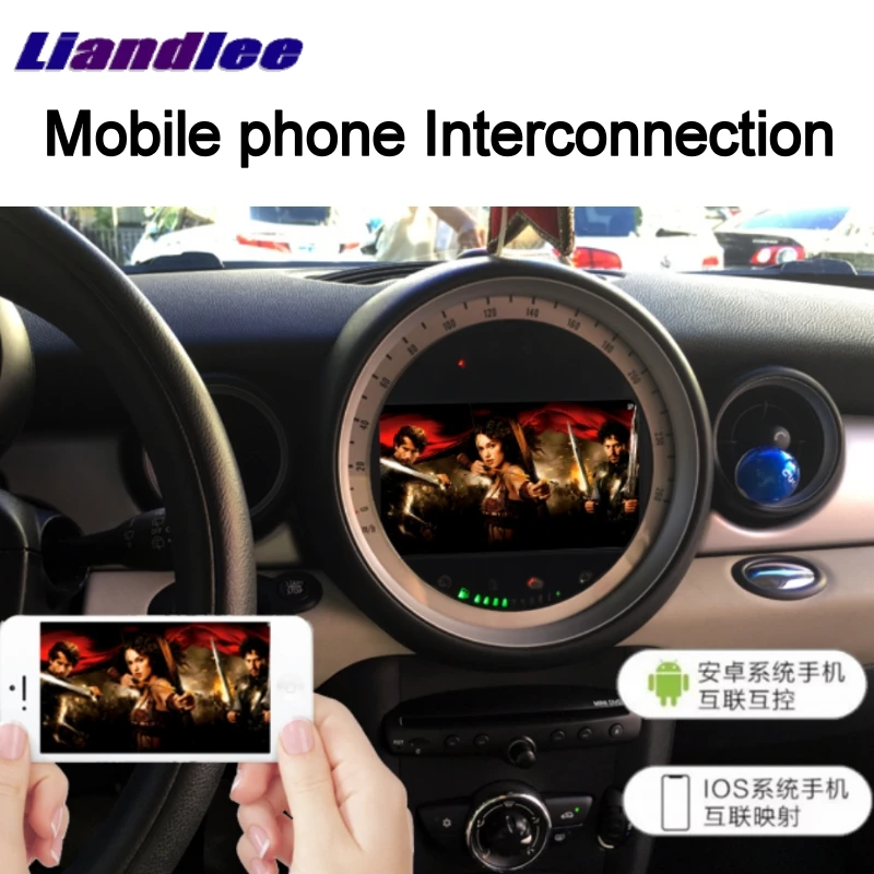 Perfect Liandlee Car Multimedia NAVI CarPlay Adapter For Mini Clubman R55 2007~2014 Android No DVD Player Car Radio GPS Map Navigation 4