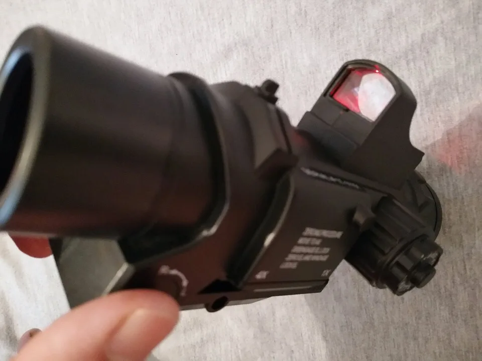 

Plastic SpecterDR telescope for Gel ball Blaster Gun NERF Toy Gun Decoration Just For Exterior Decor