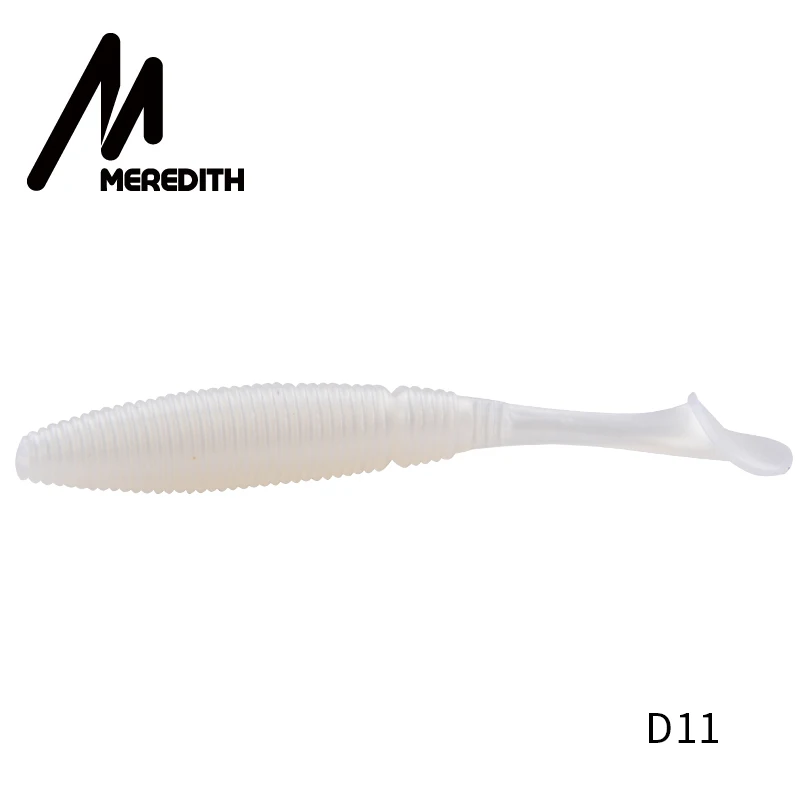 Рыболовные приманки MEREDITH 3,1" Absolut Minnow, 3,7 г, 80 мм, 10 шт., весло, хвост, приманка, рыболовные приманки-Воблеры, искусственный рыболовный мягкий червь - Цвет: D11