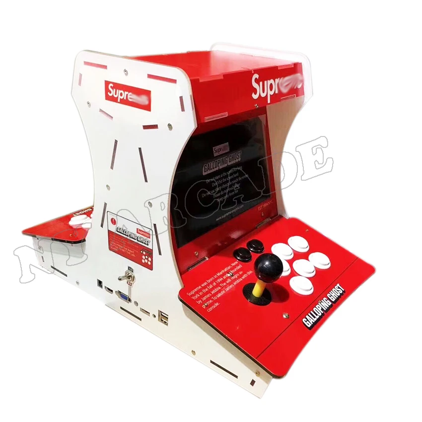 

2 player 10 inch LCD Screen Mini bartop Supre- Galloping Ghost Arcade Game machine with Pandora Box 9 1500 in 1 VGA HDMI output