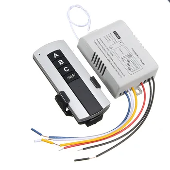 

1/2/3 Ways ON/OFF 220V Wireless Remote Control Switch Digital Remote Control Switch for Lamp & Light Newest