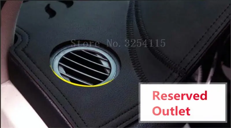 Для Nissan Qashqai Rogue x-trail кожа Dashmat коврик на приборную панель тире коврик ковер RHD