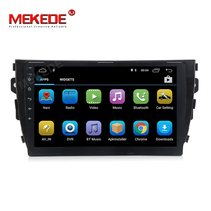 Cheap MEKEDE Quad-core Android 8.1 HD 1024X600 car multimedia player for Zotye T600 support DVR view camera mirror link gps navigtaor 1