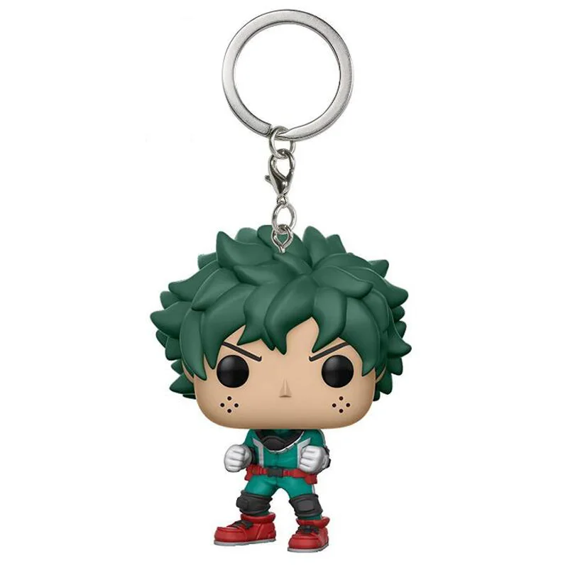 Anime My Hero Academia Character Deku Cute Keychain Figure Collection