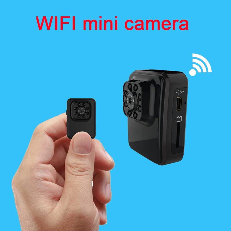R3 Wifi мини микро камера HD Спорт DV DVR Видео Аудио видеокамера TF карта веб Открытый