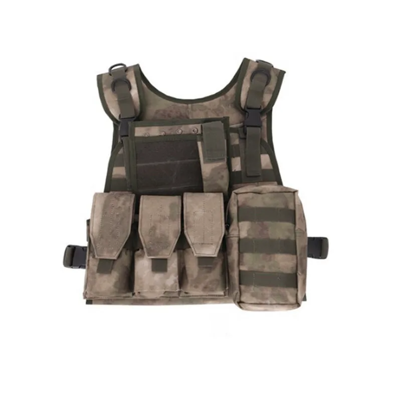 

LumiParty 6 Colors Camouflage Hunting Military Tactical Vest Wargame Body Molle CS Outdoor Armor Hunting tactical Vest Equipment