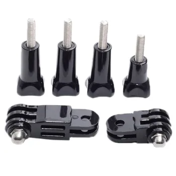 

Adjustable 3-way Pivot Arm Assembly Extension+4 Thumb Knob Adapter Black For Gopro Hero 7/6/5/4/3/3+/2/1 Sport Camera