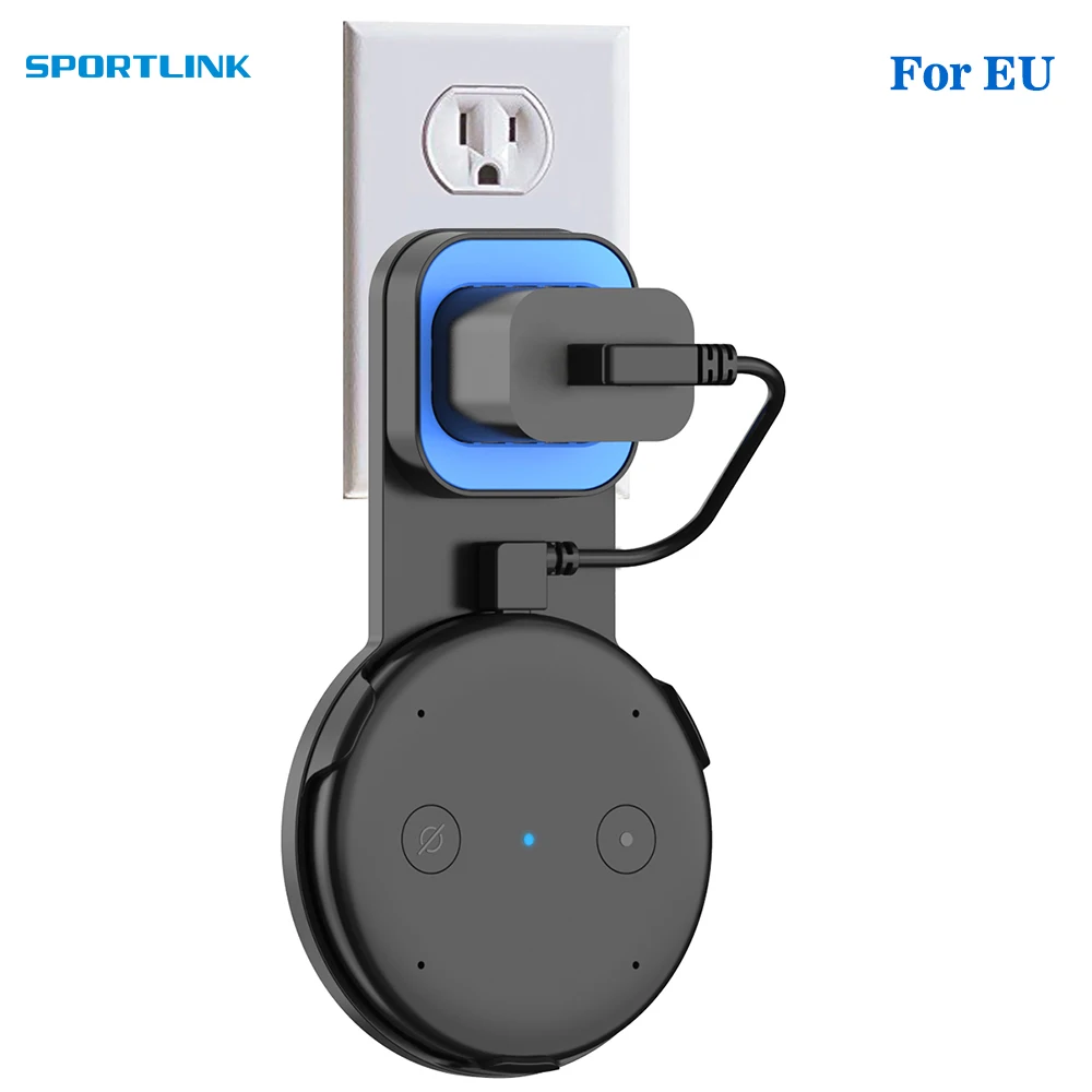 Настенное крепление для розетки держатель Amazon Echo Input обязательный компактный