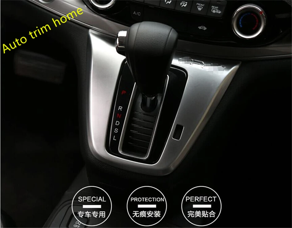Us 20 25 19 Off Lapetus Matte Interior For Honda Crv Cr V 2013 2016 Abs Gear Shift Box Panel Molding Cover Frame Trim In Chromium Styling From