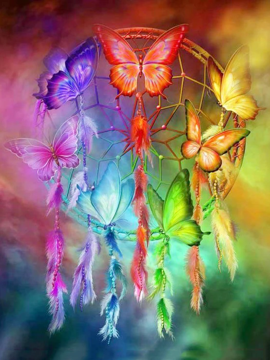 

A1412 Diamond Embroidery Home Decor 3DIY Color Butterfly 100% Resin Tool dril Painting Cross Stitch Fashion Mosaic Needlework