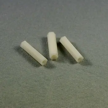 

Lot100 Metric M4 35mm Hexagon Nylon Threaded double pass Spacers Free shipping