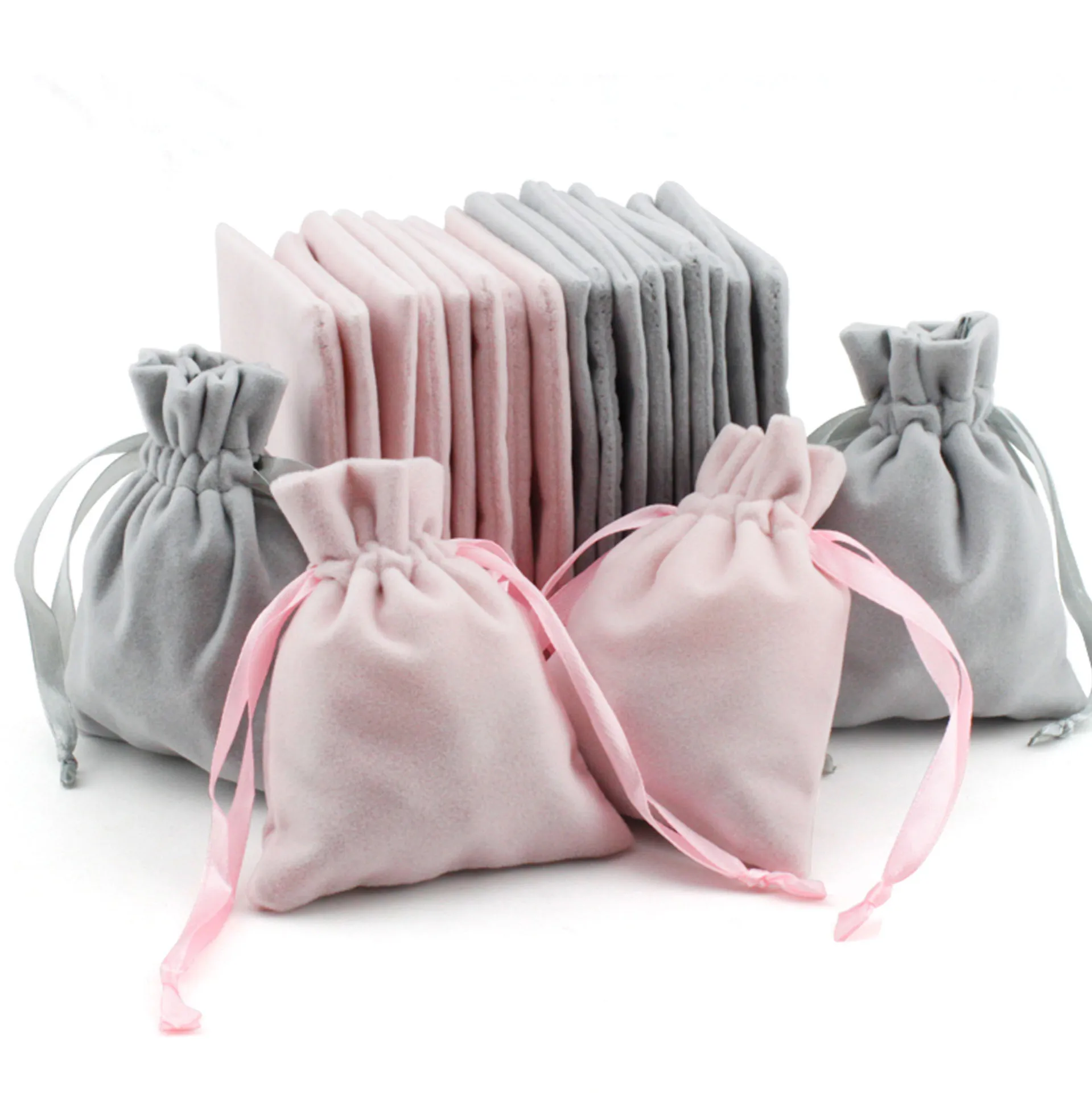 Ювелирные сумки ювелирные изделия Органайзер сумка для хранения фланелевые бархатные упаковочные пакеты