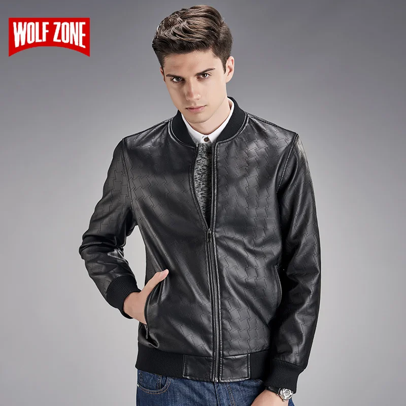 Hot Sale Winter Leathe Jacket Men Brand Clothing Jaqueta