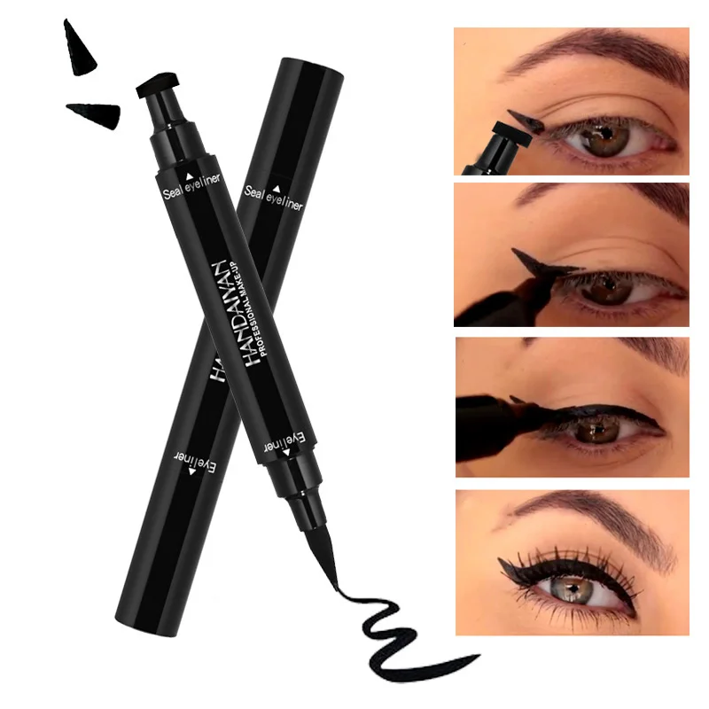 

Eyeliner Double Head Durable Waterproof Black Wing Seal Eyeliner Eye Makeup Beauty Pencil Tool Maquillage