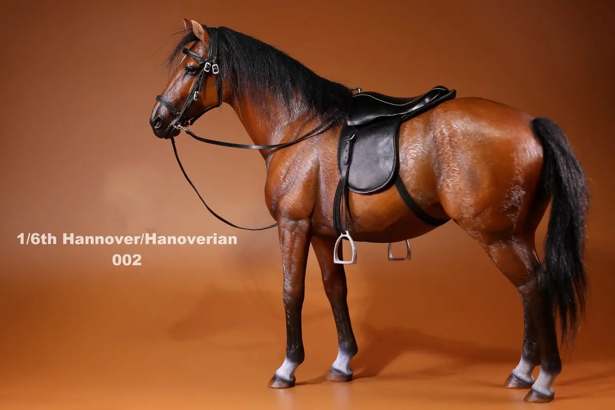 [ESTARTEK] MR. Z серия «животные» № 17 001~ 005 1/6 Пособия по немецкому языку Hanoverian Warmblood лошади и страховочным поводком реквизит для детей возрастом от 1" фигурка героя «сделай сам»