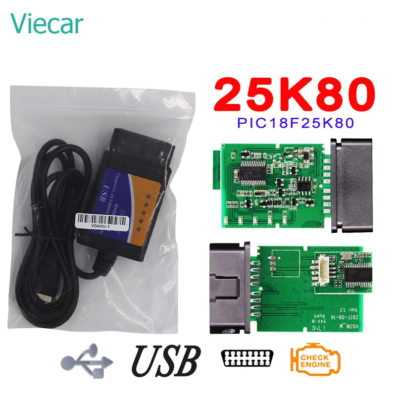 Elm327 USB V1 5 OBD2 Diagnostic Car Auto Scanner Elm 327 USB OBD Diagnostic Scanner For
