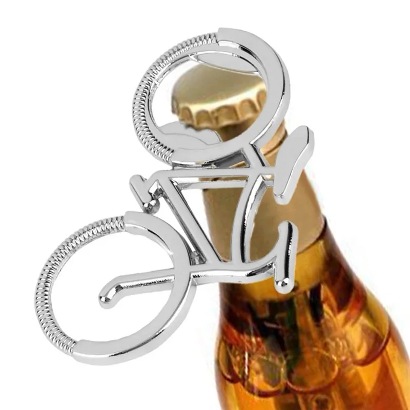 Beer Bottle Opener Cute Bicycle Shaped Openers Vintage Color Silver Bronze Bear Openers For Wedding & Party Favors Bar Tools (6)