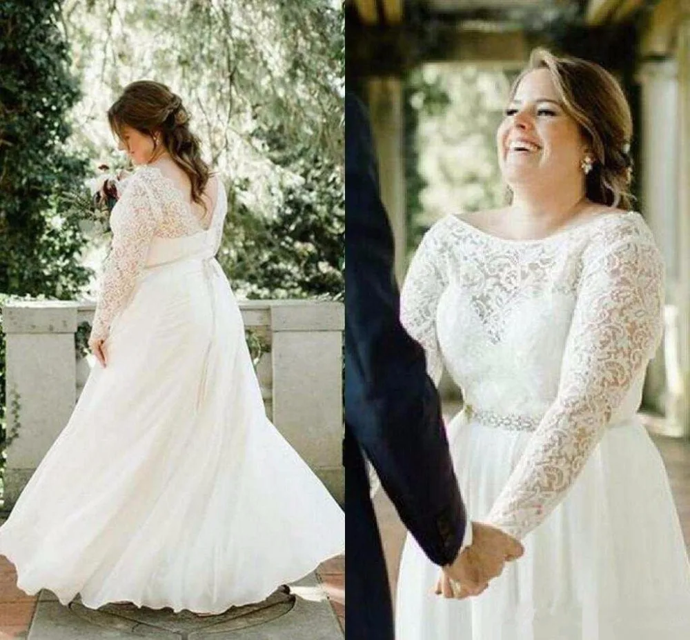 plus size backless wedding dress