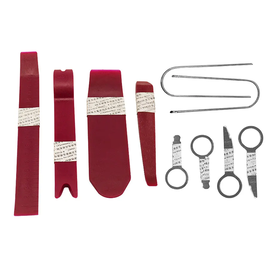 Prix pour 10 Pcs/ensemble De Voiture Radio Porte Panneau Garniture Dash Navigateur De Diagnostic Outils Suppression Automatique Démontage Pry Réparation Kits Accessoires Prix pour 10 Pcs/ensemble De Voiture Radio Porte Panneau Garniture Dash Navigateur De Diagnostic Outils Suppression Automatique Démontage Pry Réparation Kits Accessoires