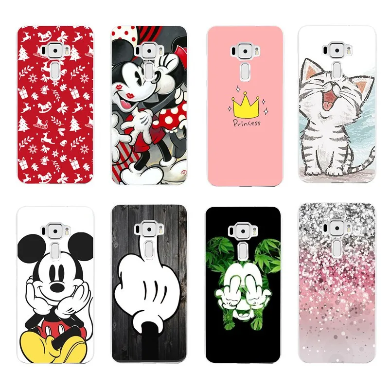 

Christmas Soft Silicone Case For Asus Zenfone 3 Cover Cases Back FOR ASUS Zenfone 3 ze520kl 5.2 inch Phone Protector Case