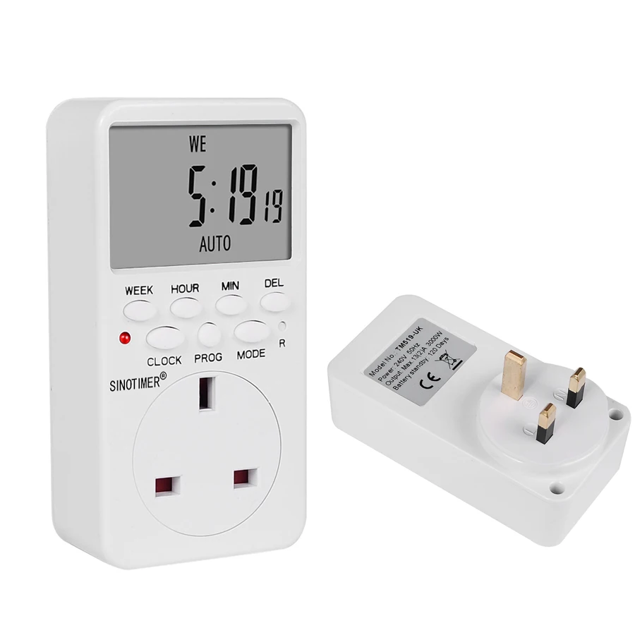 TM519 BR EU UK US IL IT 220V 110V Time plug Timer AC Plug Power Socket Switch Outlet Clock Programmable Plug|Таймеры| |