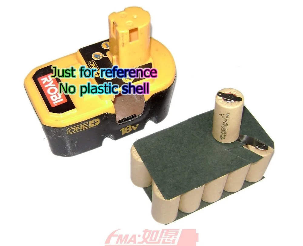 NiMH Sub C SC 18V 3000mAh Rechargeable battery DIY for RYOBI Drill Cells No case P28in Battery